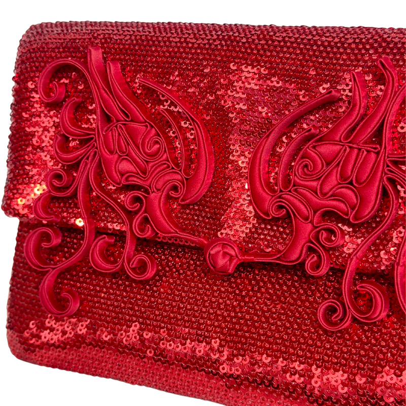 CHINESE PANKOU SEQUIN CLUTCH